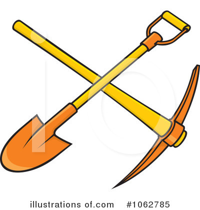 Royalty-Free (RF) Shovel Clipart Illustration by Any Vector - Stock Sample #1062785