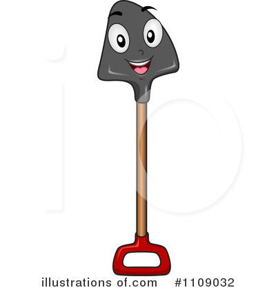 Royalty-Free (RF) Shovel Clipart Illustration by BNP Design Studio - Stock Sample #1109032