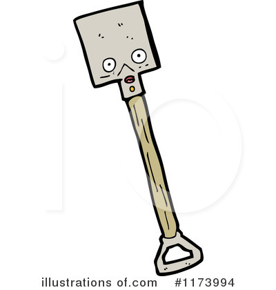 Royalty-Free (RF) Shovel Clipart Illustration by lineartestpilot - Stock Sample #1173994