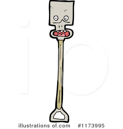 Royalty-Free (RF) Shovel Clipart Illustration by lineartestpilot - Stock Sample #1173995