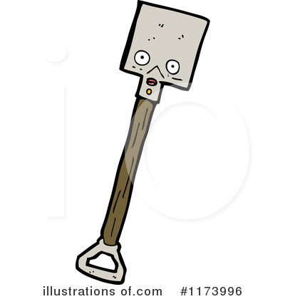 Royalty-Free (RF) Shovel Clipart Illustration by lineartestpilot - Stock Sample #1173996