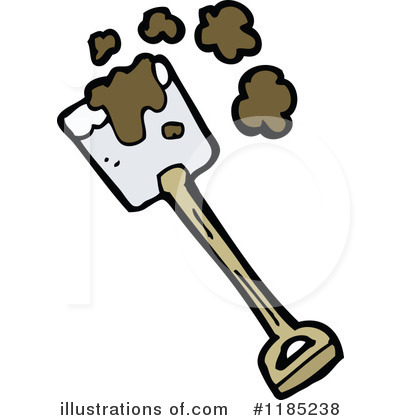 Royalty-Free (RF) Shovel Clipart Illustration by lineartestpilot - Stock Sample #1185238
