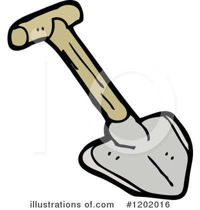Royalty-Free (RF) Shovel Clipart Illustration by lineartestpilot - Stock Sample #1202016