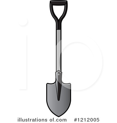 Royalty-Free (RF) Shovel Clipart Illustration by Lal Perera - Stock Sample #1212005