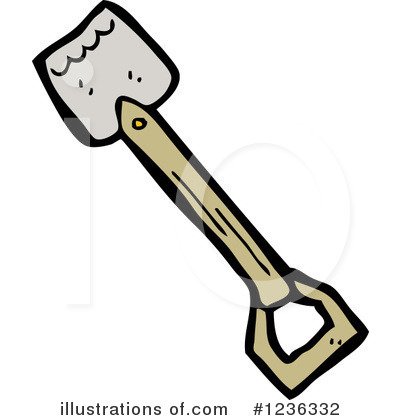 Royalty-Free (RF) Shovel Clipart Illustration by lineartestpilot - Stock Sample #1236332