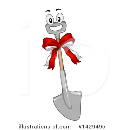 Royalty-Free (RF) Shovel Clipart Illustration by BNP Design Studio - Stock Sample #1429495