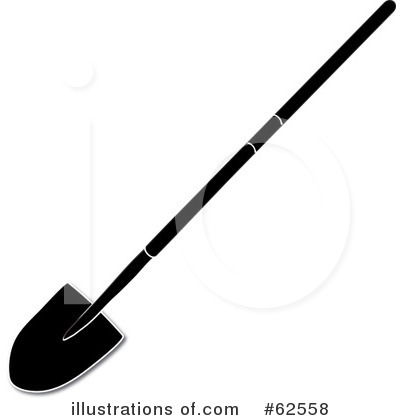 Royalty-Free (RF) Shovel Clipart Illustration by Pams Clipart - Stock Sample #62558