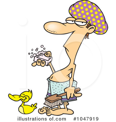 Bathing Clipart #1047919 by toonaday