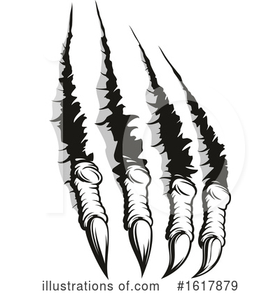 Claws Clipart #1617879 by Vector Tradition SM