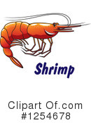 Shrimp Clipart #1254678 by Vector Tradition SM