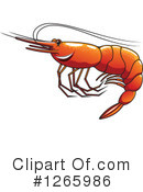 Shrimp Clipart #1265986 by Vector Tradition SM