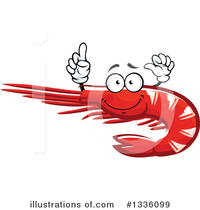 Royalty-Free (RF) Shrimp Clipart Illustration by Vector Tradition SM - Stock Sample #1336099