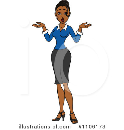 Shrugging Clipart #1106173 by Cartoon Solutions