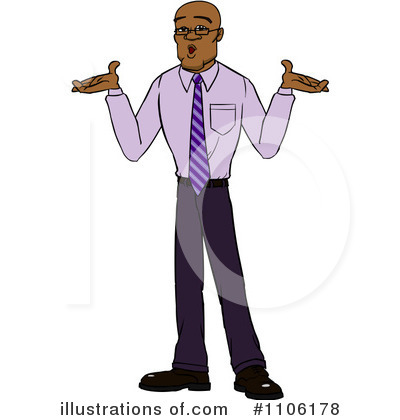 Shrugging Clipart #1106178 by Cartoon Solutions