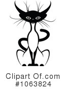 Siamese Cat Clipart #1063824 by Vector Tradition SM