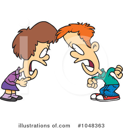 Royalty-Free (RF) Siblings Clipart Illustration by toonaday - Stock Sample #1048363