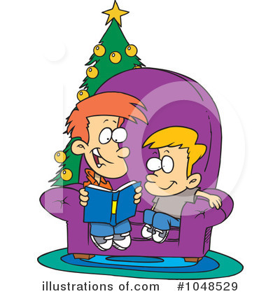 Royalty-Free (RF) Siblings Clipart Illustration by toonaday - Stock Sample #1048529