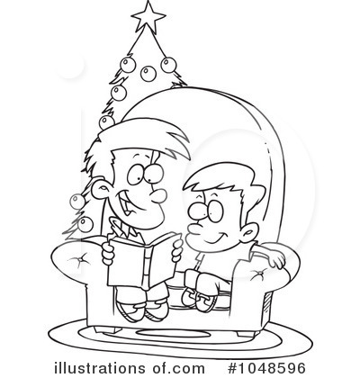 Royalty-Free (RF) Siblings Clipart Illustration by toonaday - Stock Sample #1048596