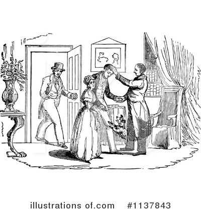 Royalty-Free (RF) Sick Clipart Illustration by Prawny Vintage - Stock Sample #1137843