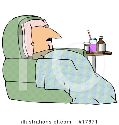 Royalty-Free (RF) Sick Clipart Illustration by djart - Stock Sample #17671