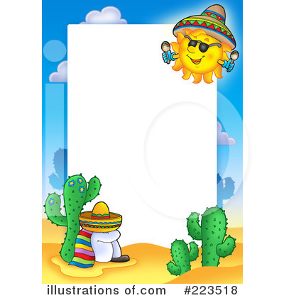 Royalty-Free (RF) Siesta Clipart Illustration by visekart - Stock Sample #223518