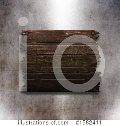 Wooden Sign Clipart #1582411 by KJ Pargeter
