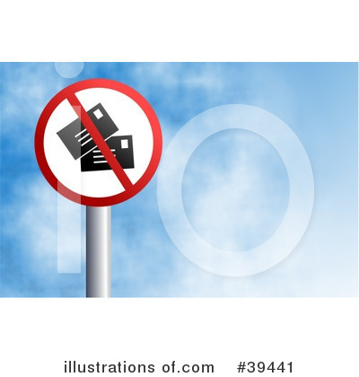 Royalty-Free (RF) Sign Clipart Illustration by Prawny - Stock Sample #39441