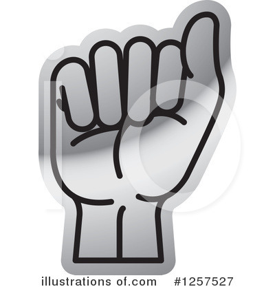 Royalty-Free (RF) Sign Language Clipart Illustration by Lal Perera - Stock Sample #1257527