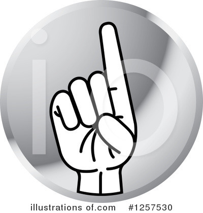 Royalty-Free (RF) Sign Language Clipart Illustration by Lal Perera - Stock Sample #1257530