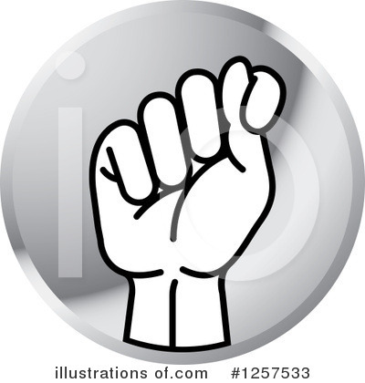 Royalty-Free (RF) Sign Language Clipart Illustration by Lal Perera - Stock Sample #1257533