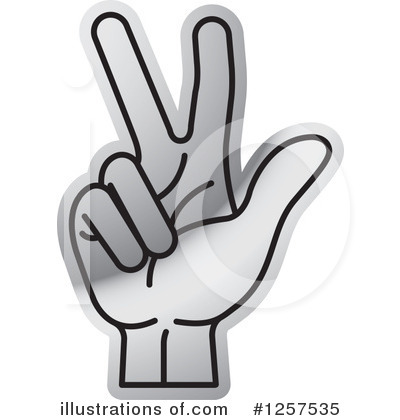 Royalty-Free (RF) Sign Language Clipart Illustration by Lal Perera - Stock Sample #1257535