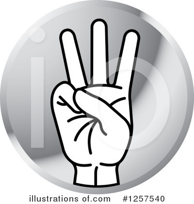 Royalty-Free (RF) Sign Language Clipart Illustration by Lal Perera - Stock Sample #1257540