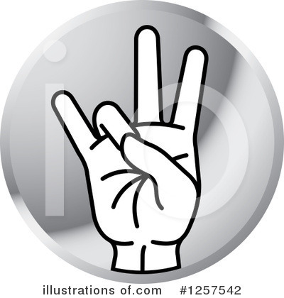 Royalty-Free (RF) Sign Language Clipart Illustration by Lal Perera - Stock Sample #1257542