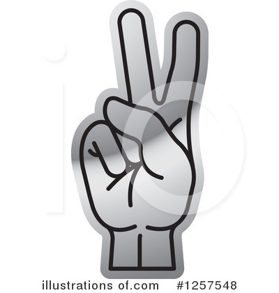 Royalty-Free (RF) Sign Language Clipart Illustration by Lal Perera - Stock Sample #1257548
