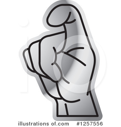 Royalty-Free (RF) Sign Language Clipart Illustration by Lal Perera - Stock Sample #1257556