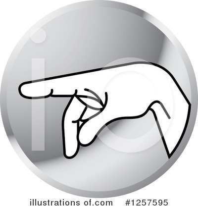 Royalty-Free (RF) Sign Language Clipart Illustration by Lal Perera - Stock Sample #1257595
