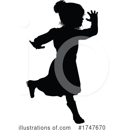 Royalty-Free (RF) Silhouette Clipart Illustration by AtStockIllustration - Stock Sample #1747670