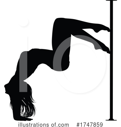 Royalty-Free (RF) Silhouette Clipart Illustration by AtStockIllustration - Stock Sample #1747859