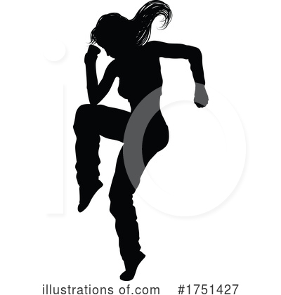 Royalty-Free (RF) Silhouette Clipart Illustration by AtStockIllustration - Stock Sample #1751427
