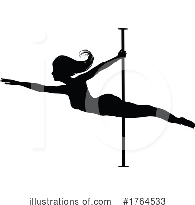 Pole Dancer Clipart #1764533 by AtStockIllustration