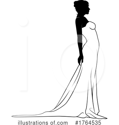 Royalty-Free (RF) Silhouette Clipart Illustration by AtStockIllustration - Stock Sample #1764535