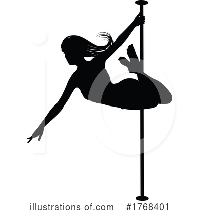 Pole Dancer Clipart #1768401 by AtStockIllustration