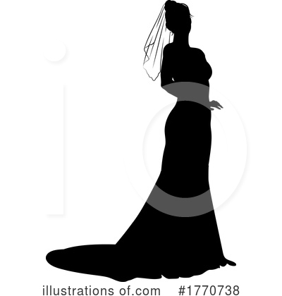 Royalty-Free (RF) Silhouette Clipart Illustration by AtStockIllustration - Stock Sample #1770738