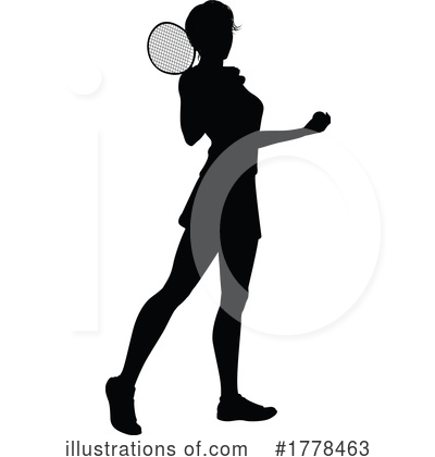 Royalty-Free (RF) Silhouette Clipart Illustration by AtStockIllustration - Stock Sample #1778463