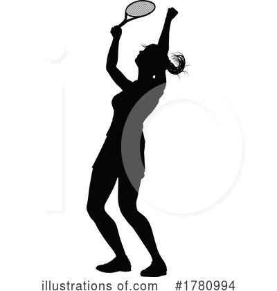 Royalty-Free (RF) Silhouette Clipart Illustration by AtStockIllustration - Stock Sample #1780994