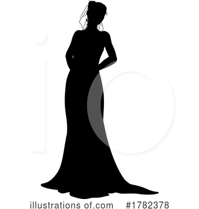 Royalty-Free (RF) Silhouette Clipart Illustration by AtStockIllustration - Stock Sample #1782378