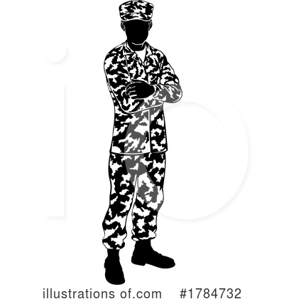 Camouflage Clipart #1784732 by AtStockIllustration