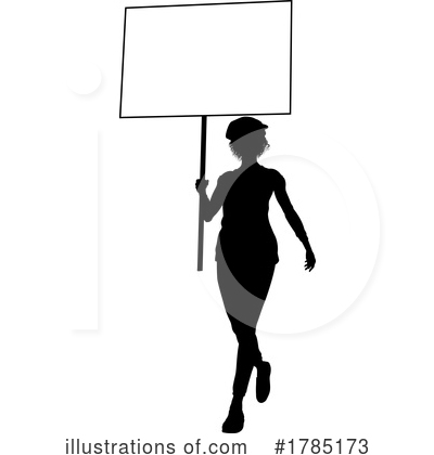 Royalty-Free (RF) Silhouette Clipart Illustration by AtStockIllustration - Stock Sample #1785173