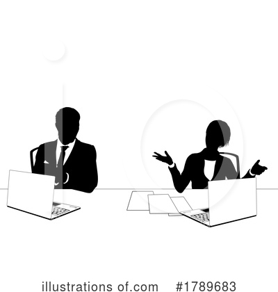 News Anchor Clipart #1789683 by AtStockIllustration