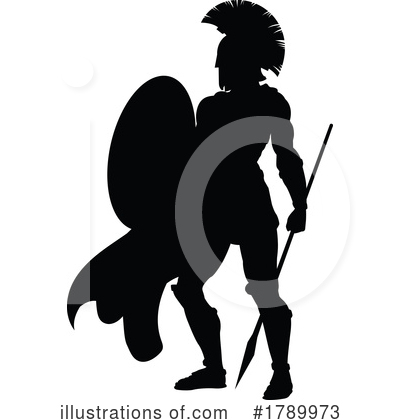 Royalty-Free (RF) Silhouette Clipart Illustration by AtStockIllustration - Stock Sample #1789973